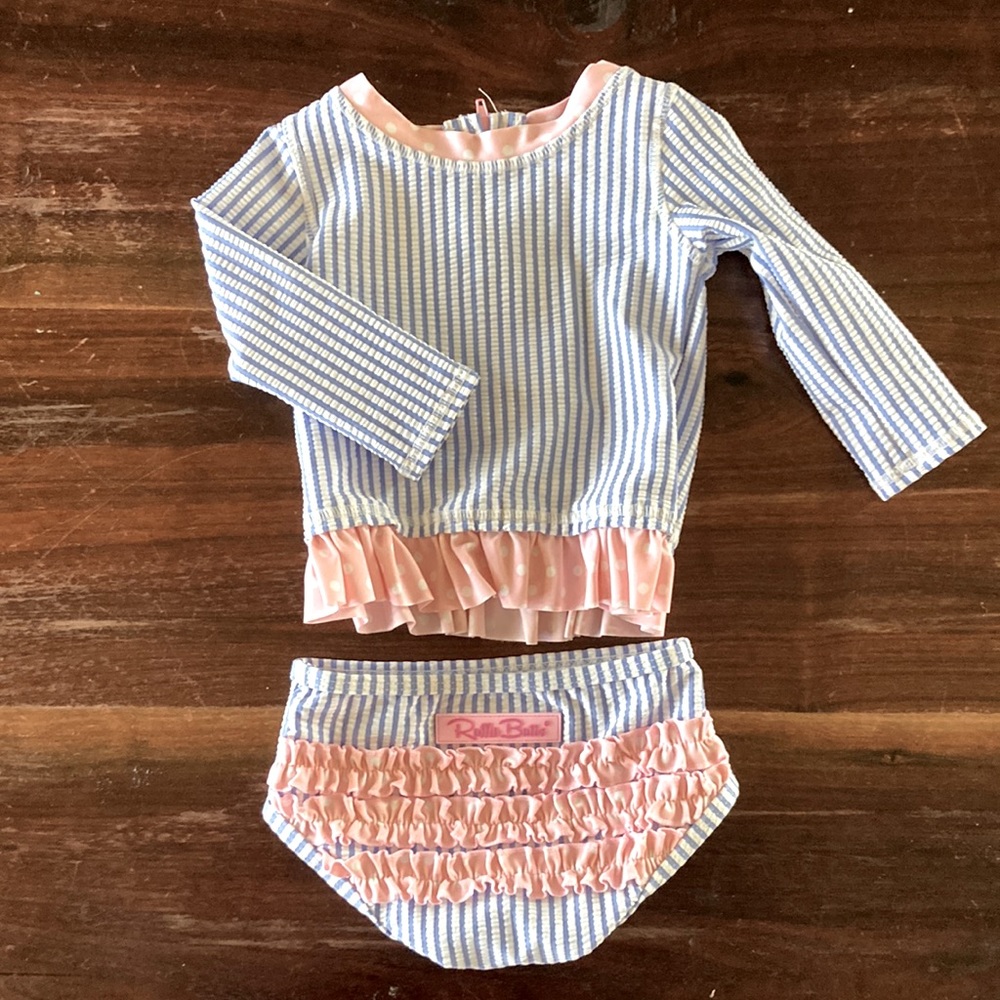 Ruffle Butt’s Blue & Pink Swimsuit
